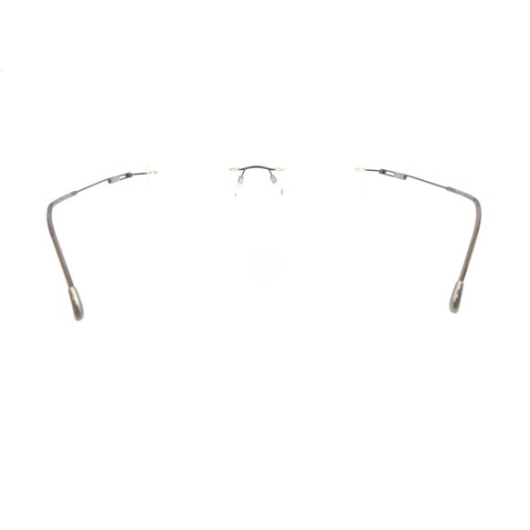 Silhouette 7663 40 6087 Titanium Brown Rimless Eyeglasses Frames 52-19 140 - Picture 5 of 13